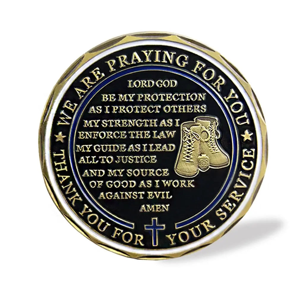 Law Enforcement Challenge Coin Sheriff Five Pointed Star Featured Police Officers Gift/gift for Him for father decowoodo