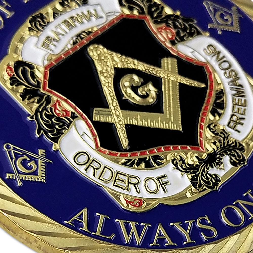 Masonic Collectible Order of Freemason Brotherhood Grand Lodge Gift Coin/gift for Him for father decowoodo