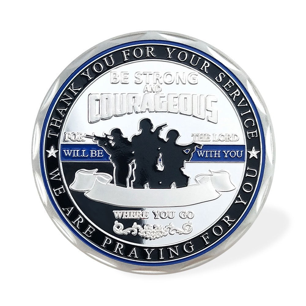 Police Officer Squad Challenge Coin Law Enforcement Shield Badge Collectible Medallion/gift for Him for father decowoodo