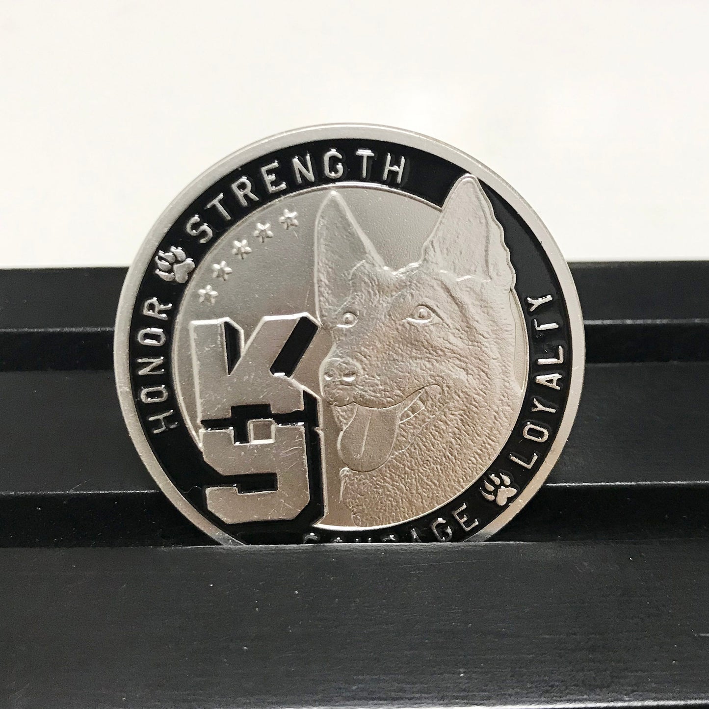 Policemen & K 9 Night Guardian Prayer Challenge Coin police sign Law Enforcement Medallion/gift for Him for father DecoWoodo