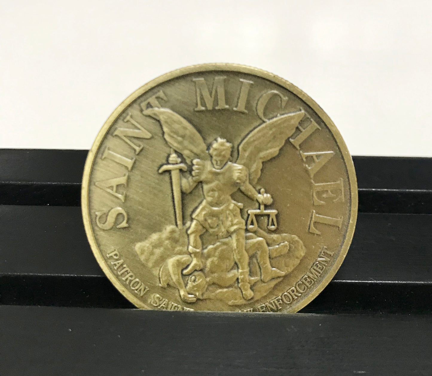 Police Challenge coin policeman officer gift for him police graduation retirement gift Defense Nuclear Facilities Safety Board Police prayer DecoWoodo